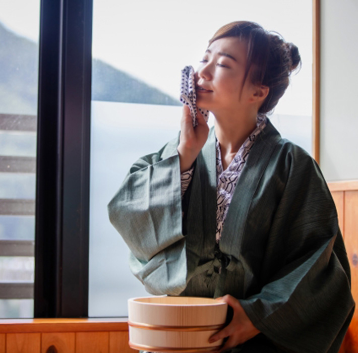 手ぬぐい使用イメージ